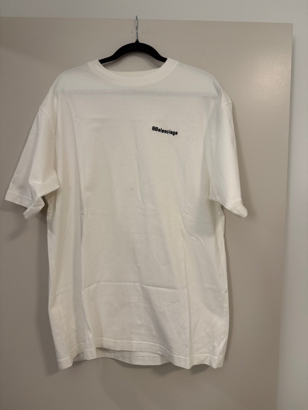 Balenciaga White T- Shirt Size: L